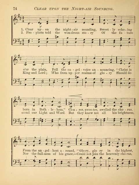 The Hosanna: a book of hymns, songs, chants, and anthems for children page 74
