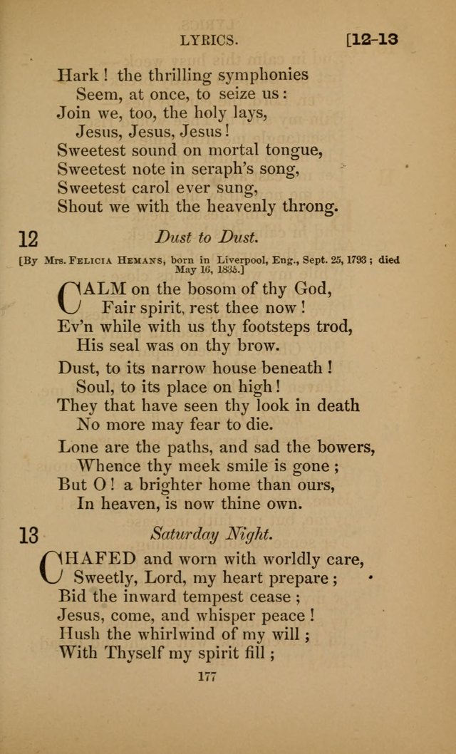 Hymns for All Christians page 177