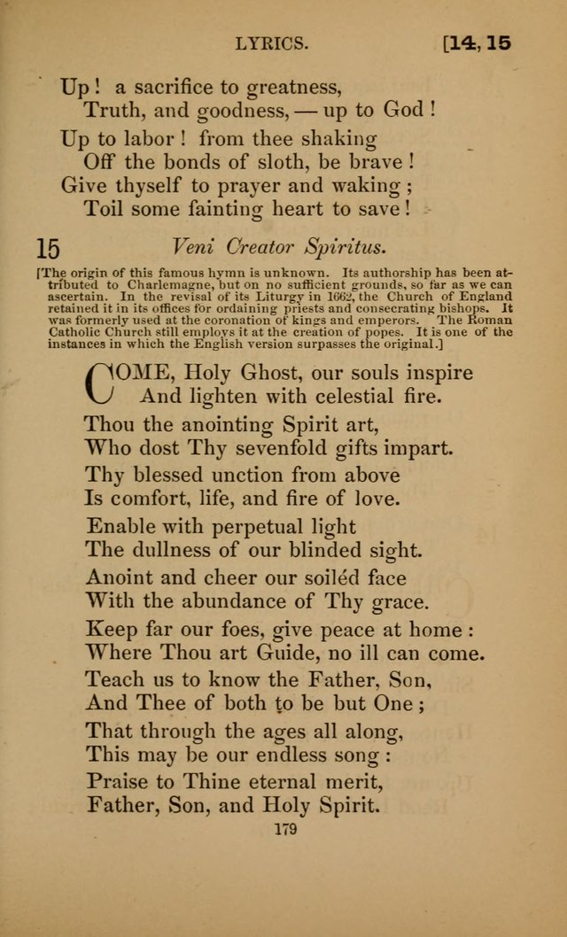 Hymns for All Christians page 179