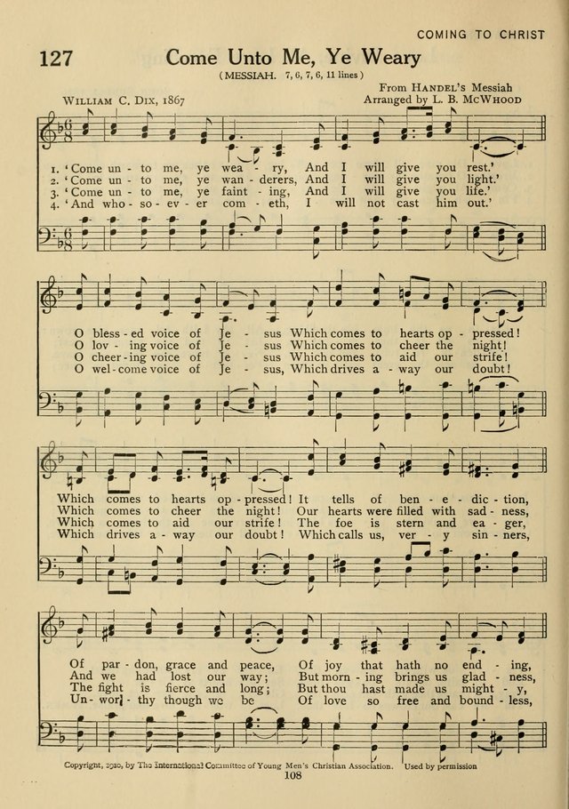 Hymnal for American Youth page 109