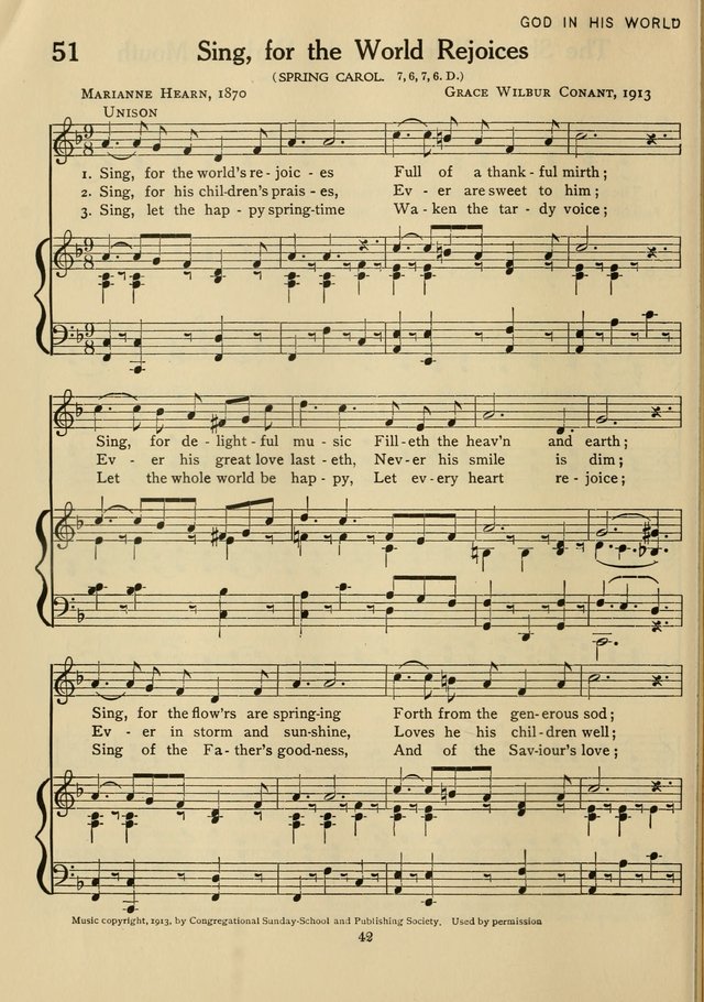 Hymnal for American Youth page 43