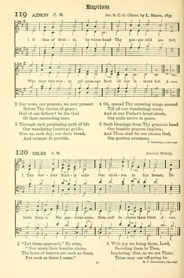 Hymns for the Church page 89