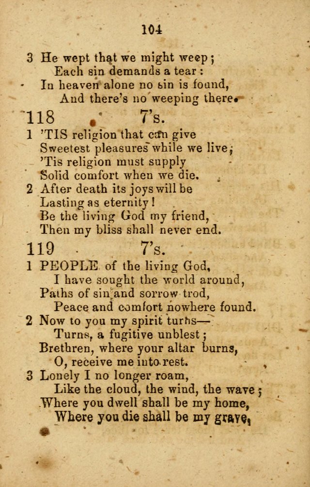 Hymns for the Camp. (3rd ed. rev. and enl.) page 106