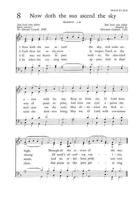 Hymnal for Colleges and Schools page 8