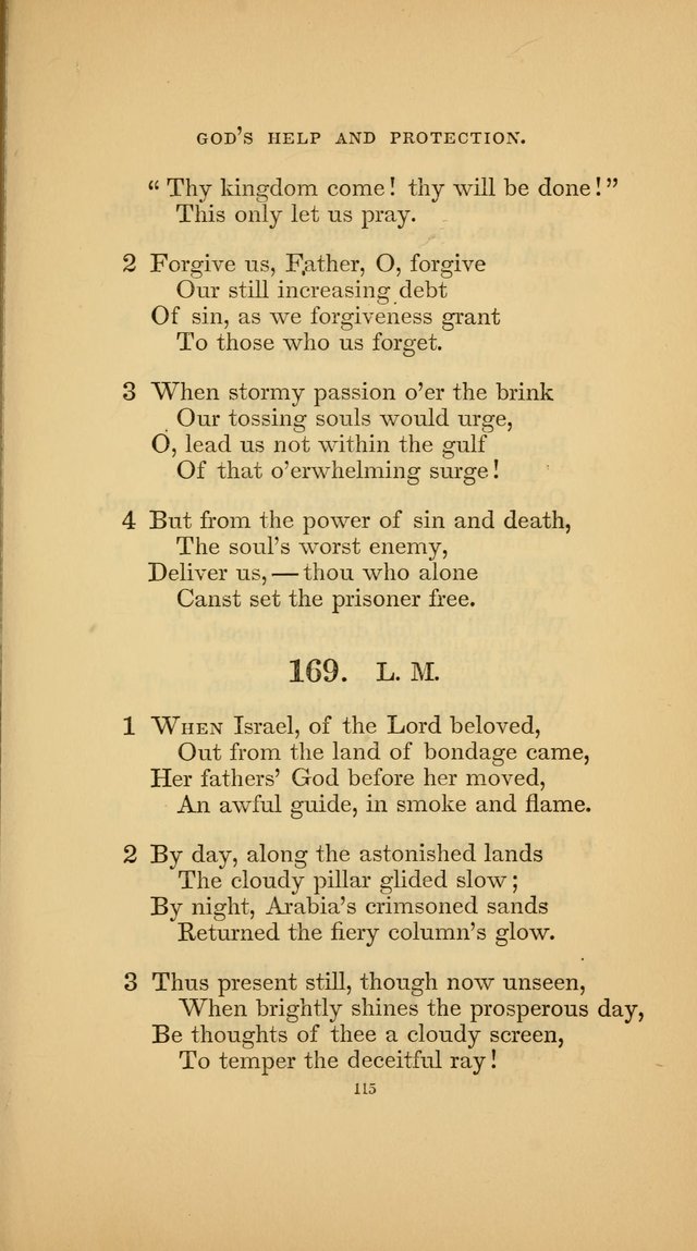 Hymns for the Church of Christ (3rd thousand) page 115