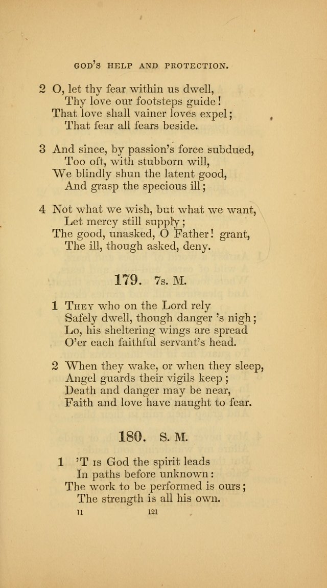 Hymns for the Church of Christ (3rd thousand) page 121