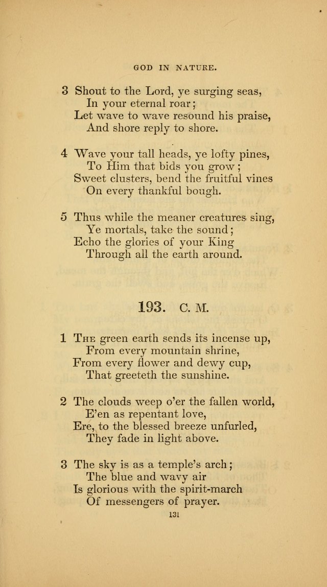 Hymns for the Church of Christ (3rd thousand) page 131