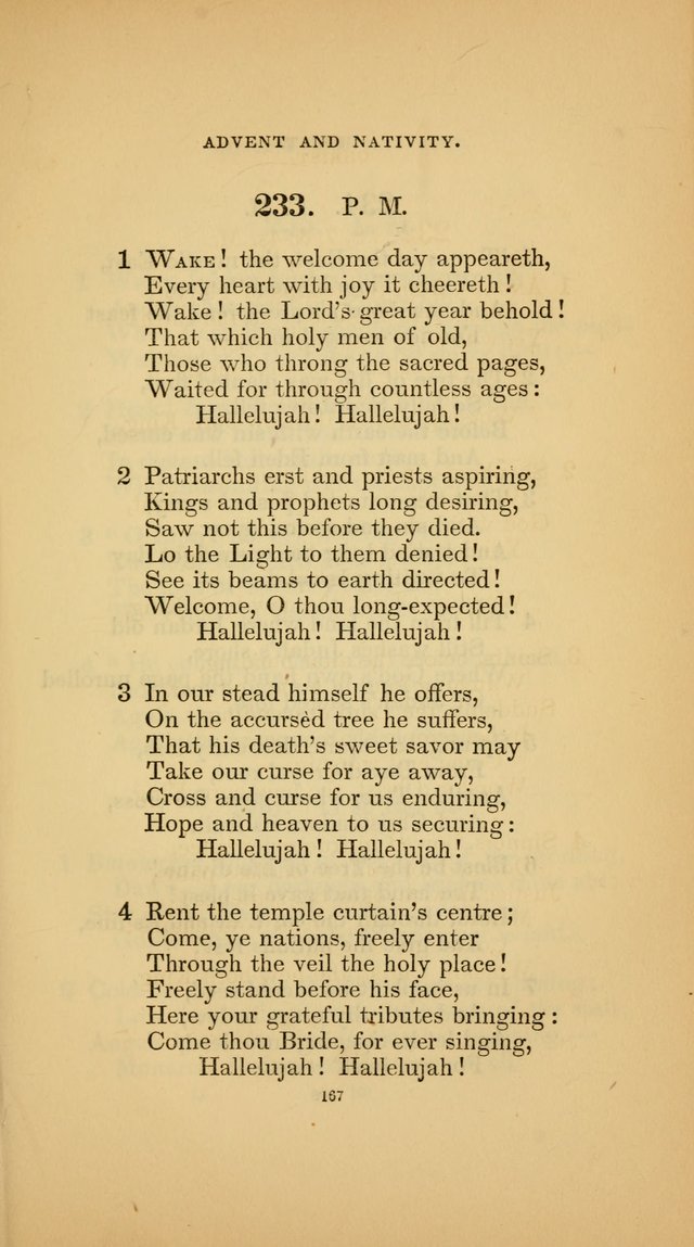 Hymns for the Church of Christ (3rd thousand) page 167