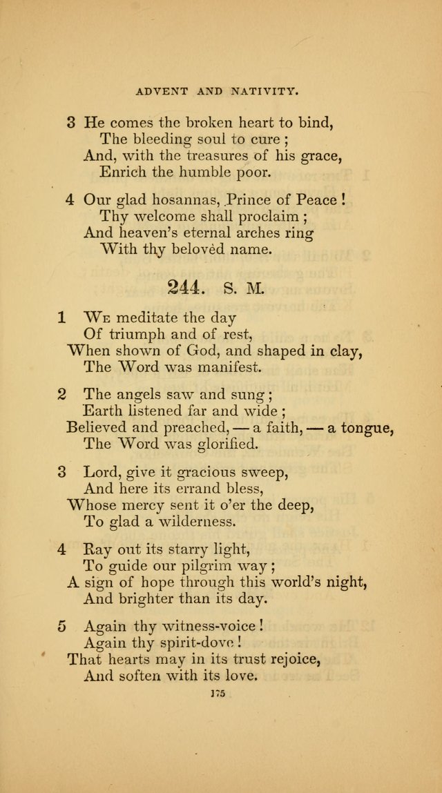 Hymns for the Church of Christ (3rd thousand) page 175