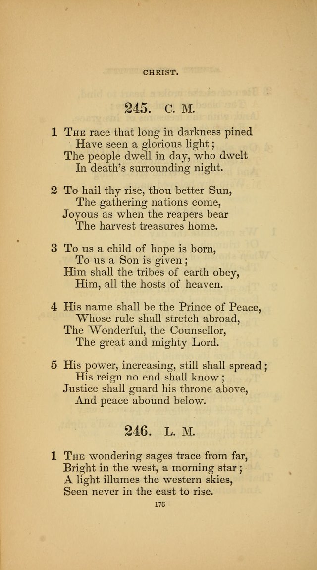 Hymns for the Church of Christ (3rd thousand) page 176