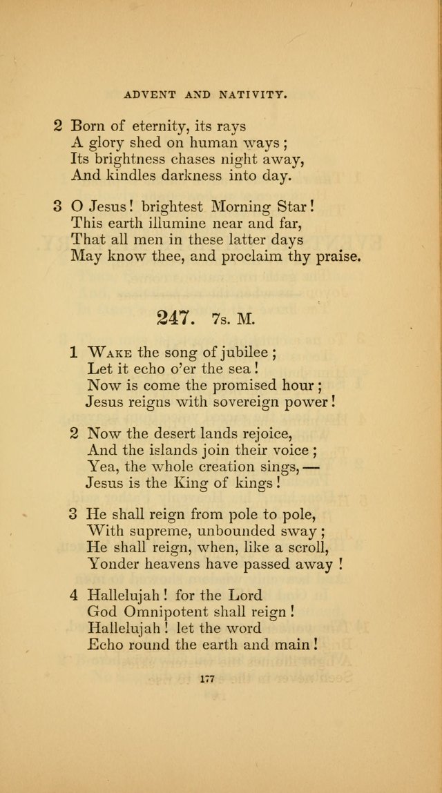 Hymns for the Church of Christ (3rd thousand) page 177