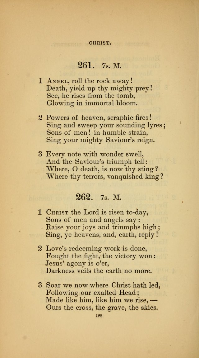 Hymns for the Church of Christ (3rd thousand) page 188