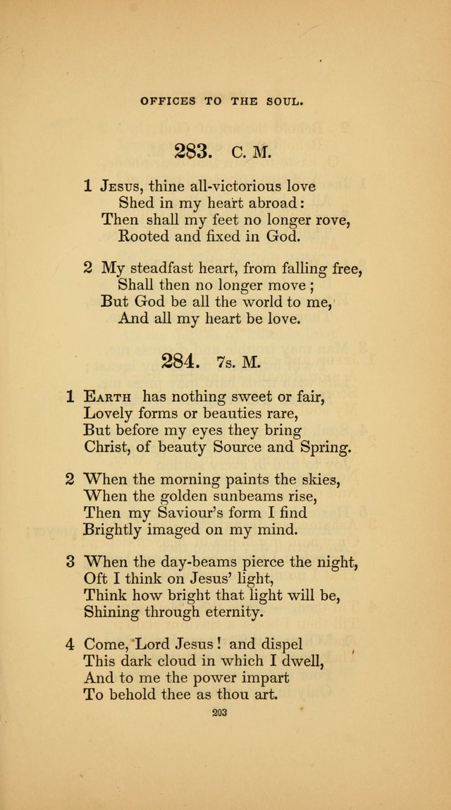 Hymns for the Church of Christ (3rd thousand) page 203