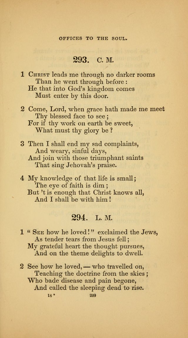 Hymns for the Church of Christ (3rd thousand) page 209