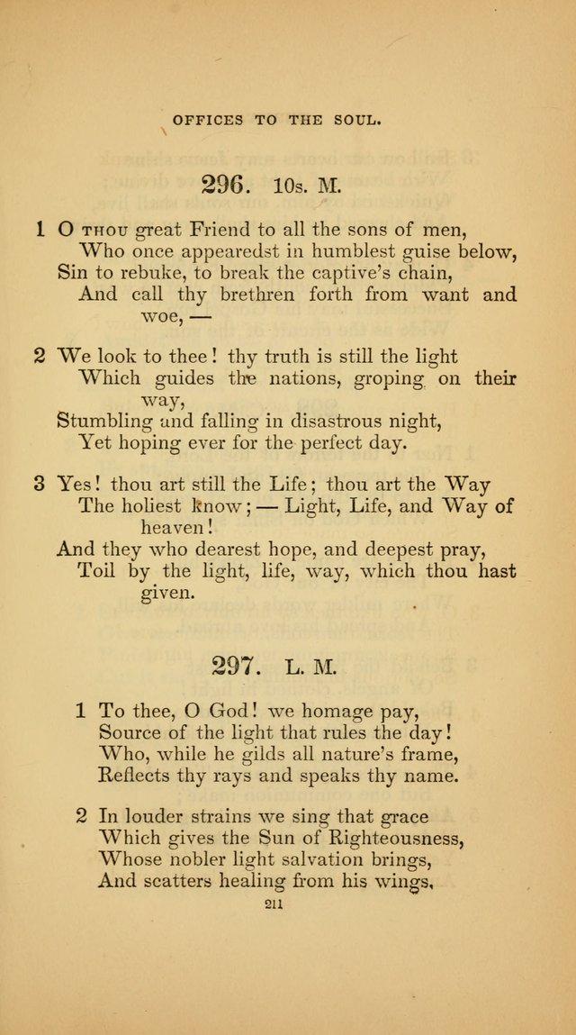 Hymns for the Church of Christ (3rd thousand) page 211