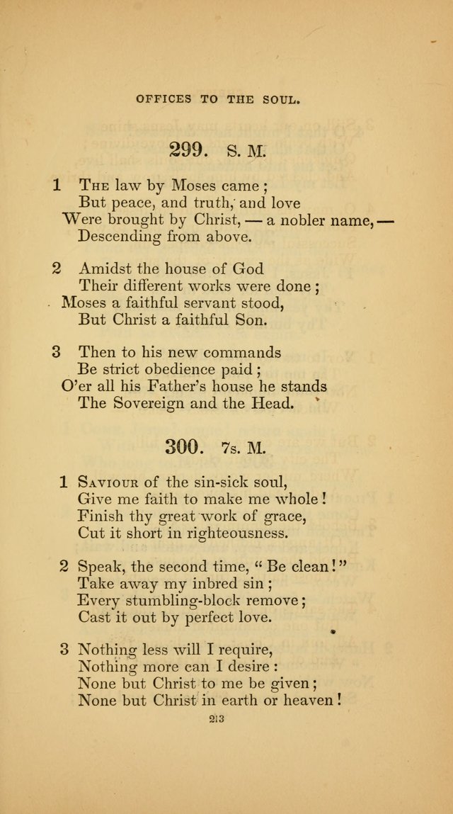 Hymns for the Church of Christ (3rd thousand) page 213