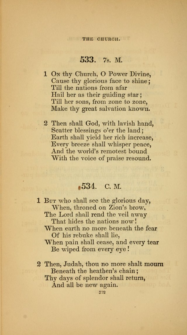 Hymns for the Church of Christ (3rd thousand) page 372