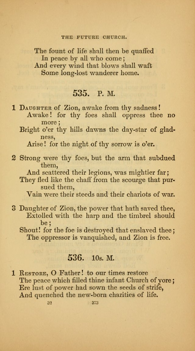 Hymns for the Church of Christ (3rd thousand) page 373