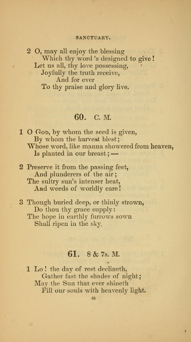 Hymns for the Church of Christ (3rd thousand) page 40