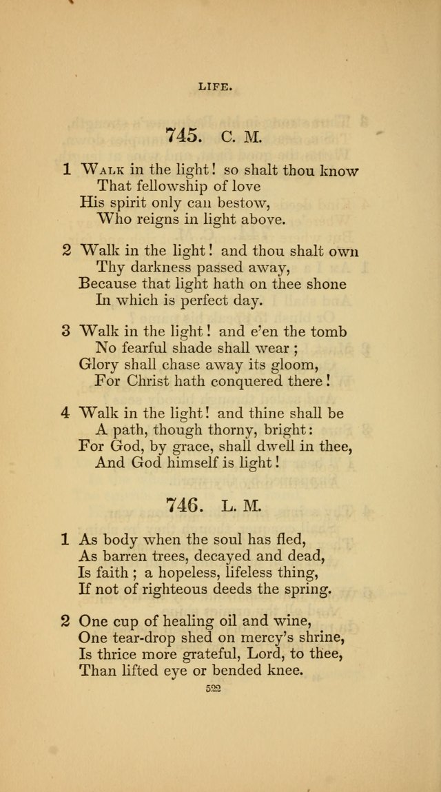 Hymns for the Church of Christ (3rd thousand) page 522