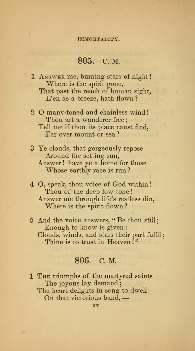 Hymns for the Church of Christ (3rd thousand) page 572