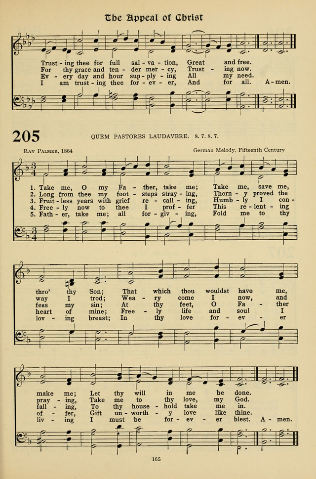 Hymns for the Living Age page 165