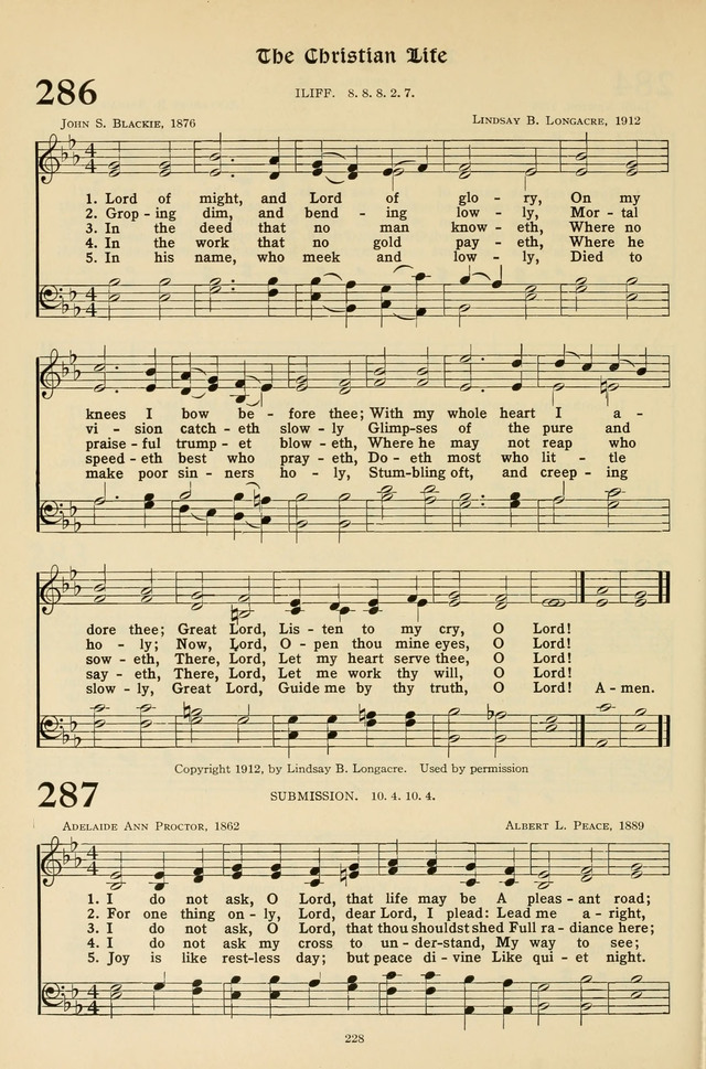 Hymns for the Living Age page 228