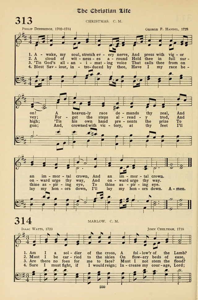 Hymns for the Living Age page 250
