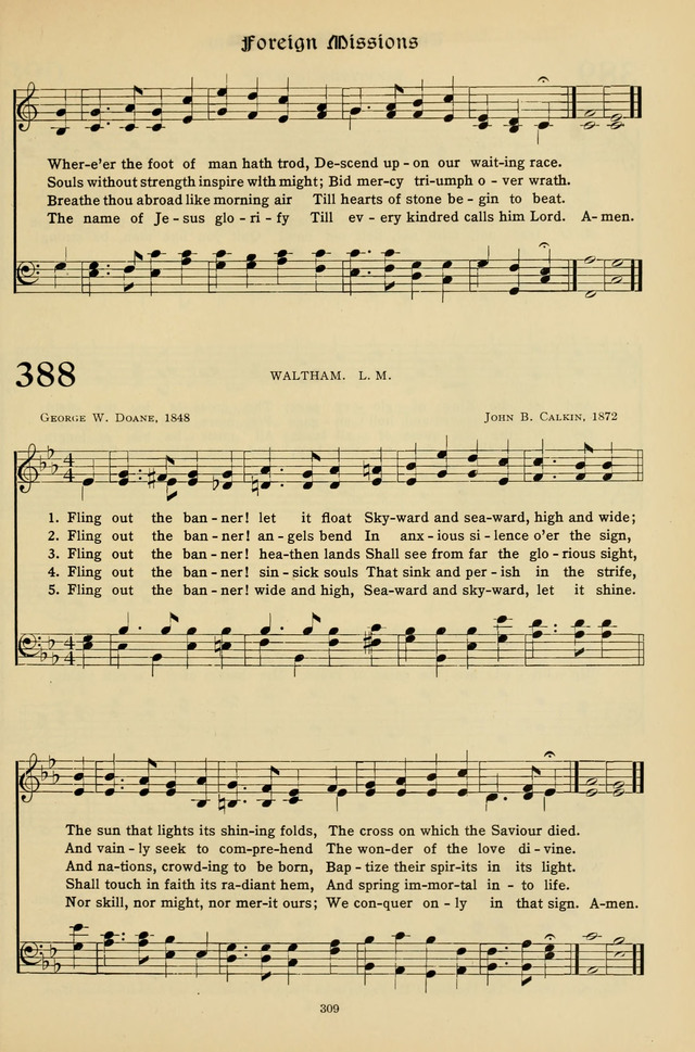 Hymns for the Living Age page 309