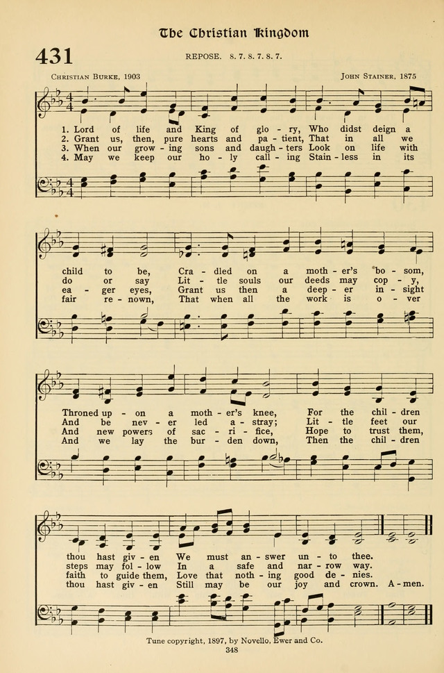 Hymns for the Living Age page 348