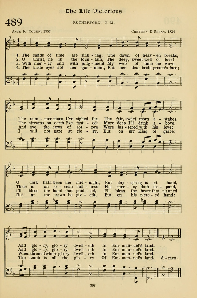 Hymns for the Living Age page 397
