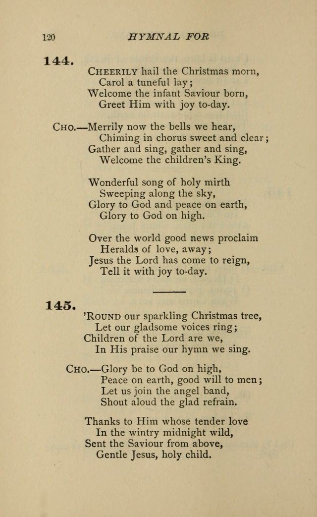 Hymnal for Primary Classes: a collection of hymns and tunes, recitations and exercises, being a manual for primary Sunday-schools (Words ed.) page 117