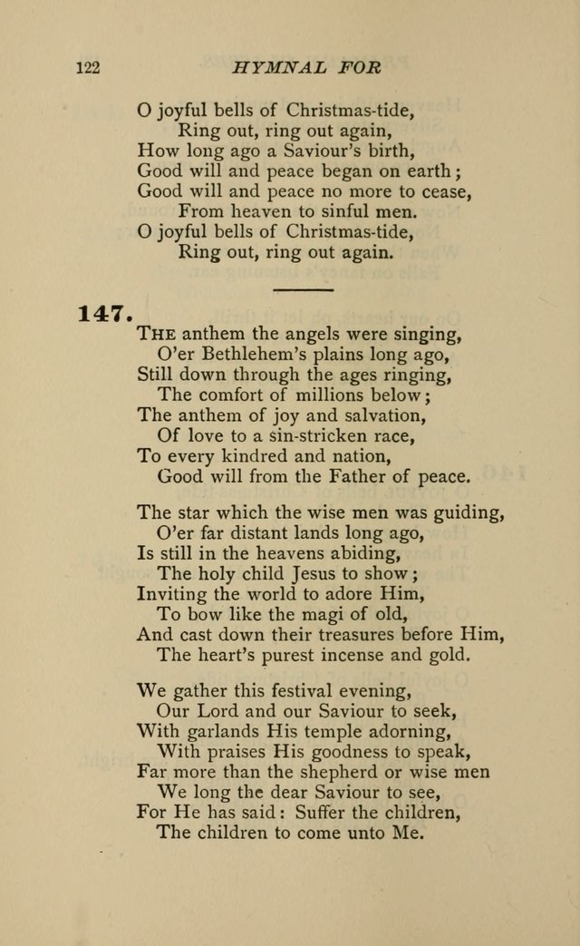 Hymnal for Primary Classes: a collection of hymns and tunes, recitations and exercises, being a manual for primary Sunday-schools (Words ed.) page 119