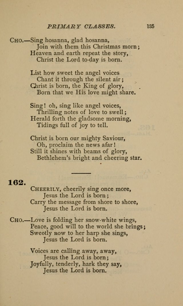 Hymnal for Primary Classes: a collection of hymns and tunes, recitations and exercises, being a manual for primary Sunday-schools (Words ed.) page 132
