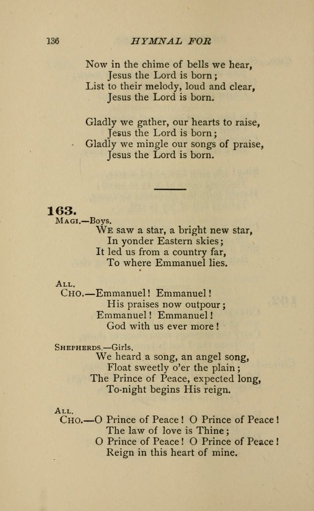 Hymnal for Primary Classes: a collection of hymns and tunes, recitations and exercises, being a manual for primary Sunday-schools (Words ed.) page 133