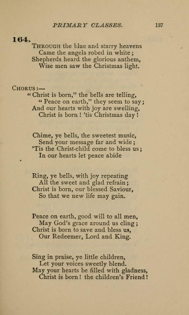Hymnal for Primary Classes: a collection of hymns and tunes, recitations and exercises, being a manual for primary Sunday-schools (Words ed.) page 134