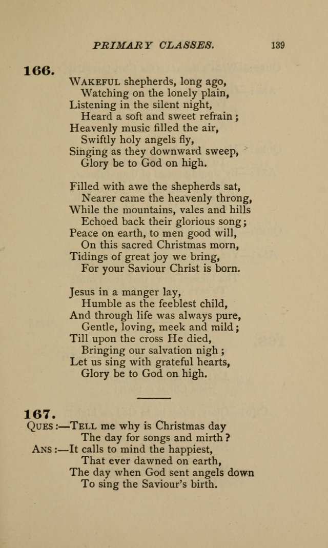 Hymnal for Primary Classes: a collection of hymns and tunes, recitations and exercises, being a manual for primary Sunday-schools (Words ed.) page 136