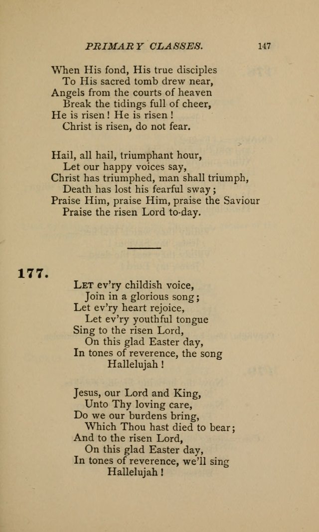 Hymnal for Primary Classes: a collection of hymns and tunes, recitations and exercises, being a manual for primary Sunday-schools (Words ed.) page 144