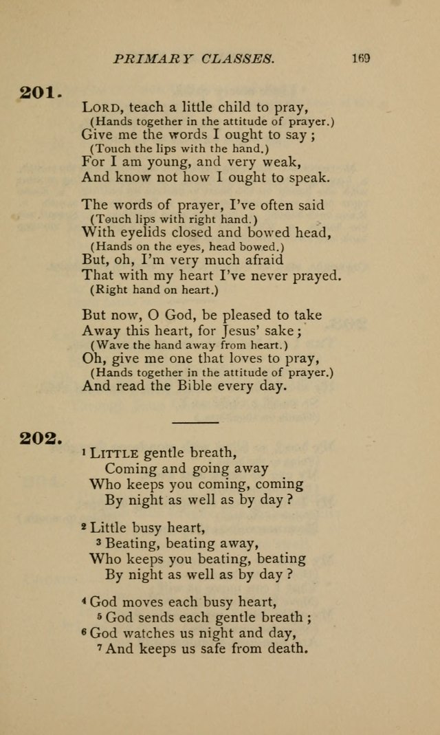 Hymnal for Primary Classes: a collection of hymns and tunes, recitations and exercises, being a manual for primary Sunday-schools (Words ed.) page 166