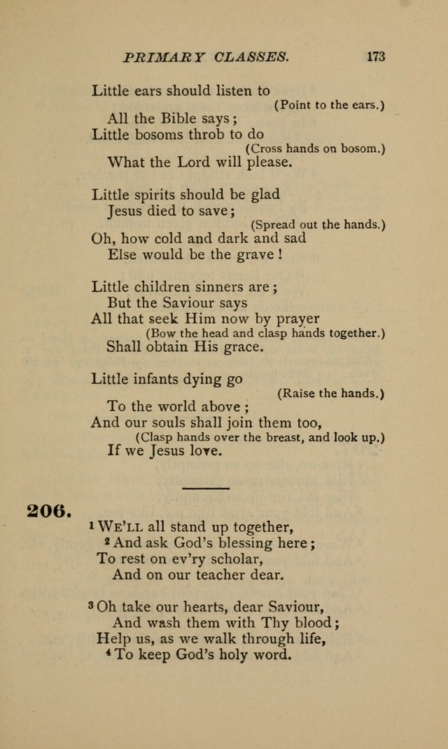 Hymnal for Primary Classes: a collection of hymns and tunes, recitations and exercises, being a manual for primary Sunday-schools (Words ed.) page 170