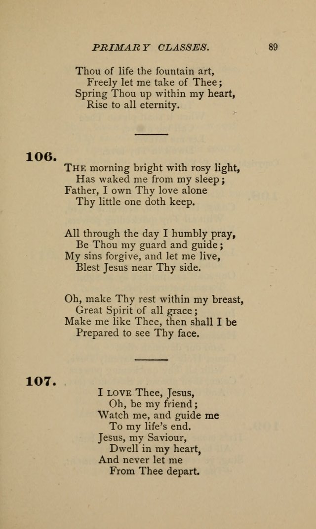 Hymnal for Primary Classes: a collection of hymns and tunes, recitations and exercises, being a manual for primary Sunday-schools (Words ed.) page 86