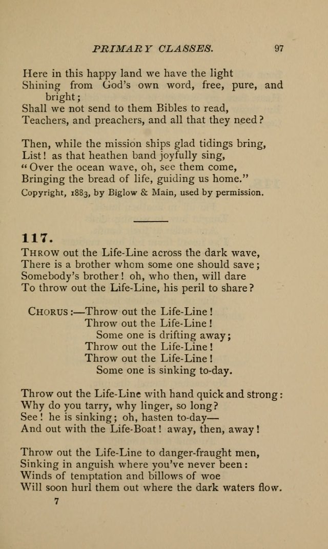 Hymnal for Primary Classes: a collection of hymns and tunes, recitations and exercises, being a manual for primary Sunday-schools (Words ed.) page 94