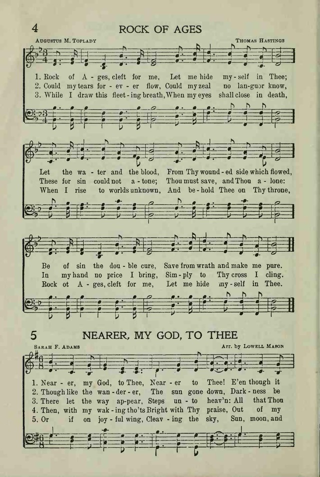 Hymns for Praise and Service page 4