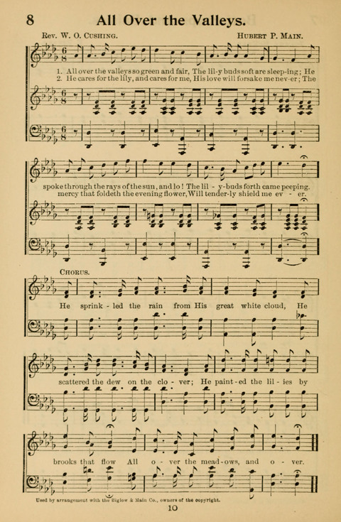 Hymnal for Primary Classes: a collection of hymns and tunes, recitations and exercises, being a manual for primary Sunday-schools (With Tunes)) page 10
