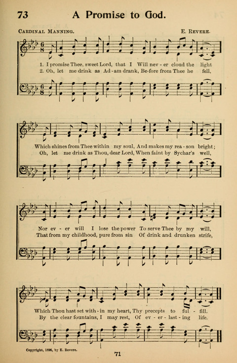 Hymnal for Primary Classes: a collection of hymns and tunes, recitations and exercises, being a manual for primary Sunday-schools (With Tunes)) page 71