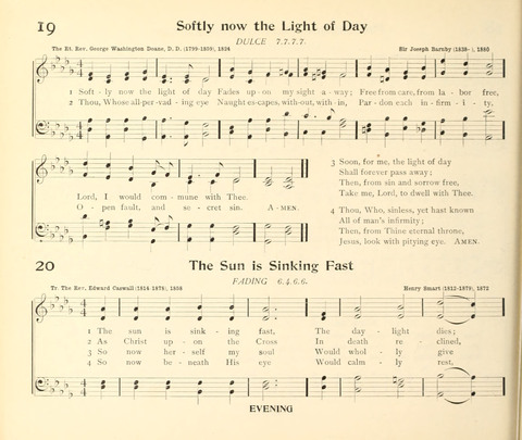 The Hymnal for Schools page 20