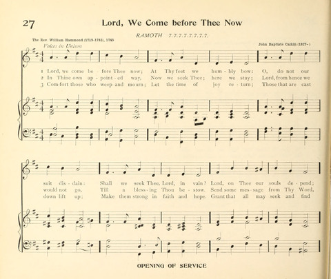 The Hymnal for Schools page 28