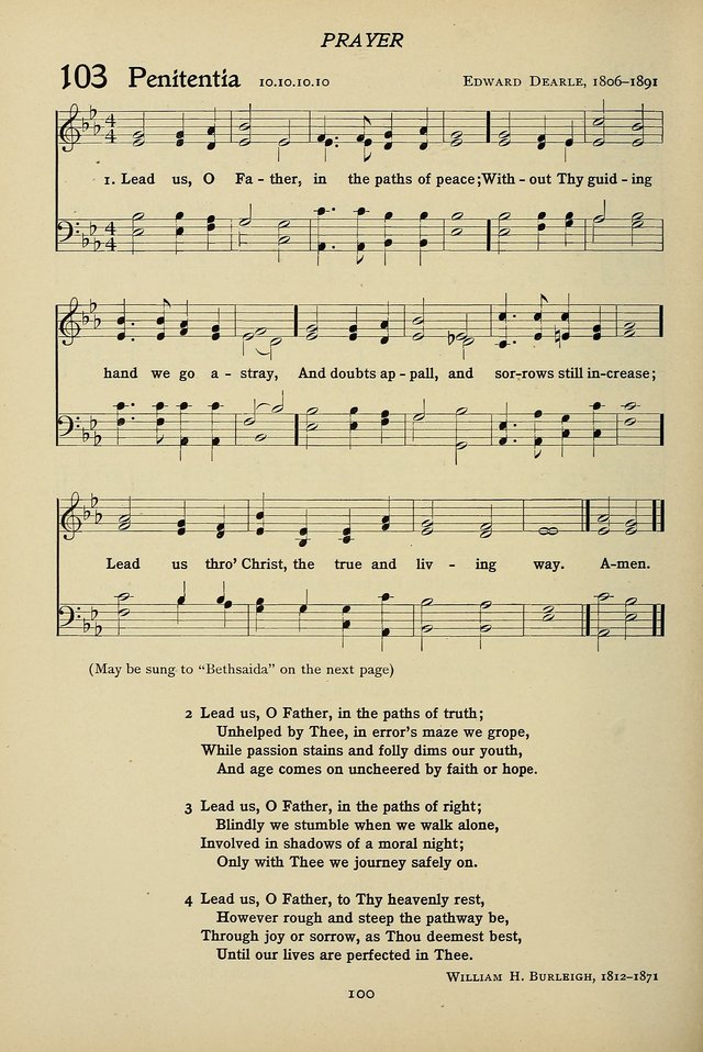 Hymns for Schools and Colleges page 100