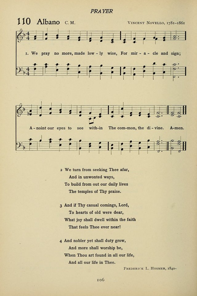 Hymns for Schools and Colleges page 106