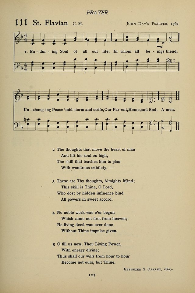 Hymns for Schools and Colleges page 107